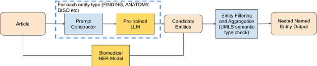Figure 1 for Biomedical Nested NER with Large Language Model and UMLS Heuristics