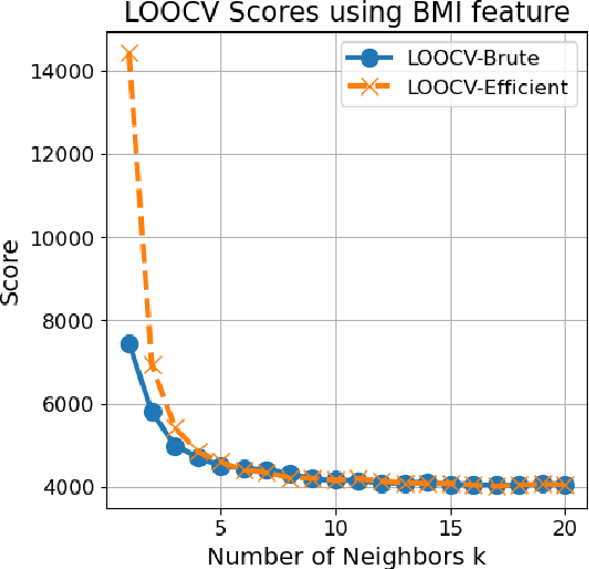 Figure 3 for Fast Computation of Leave-One-Out Cross-Validation for $k$-NN Regression