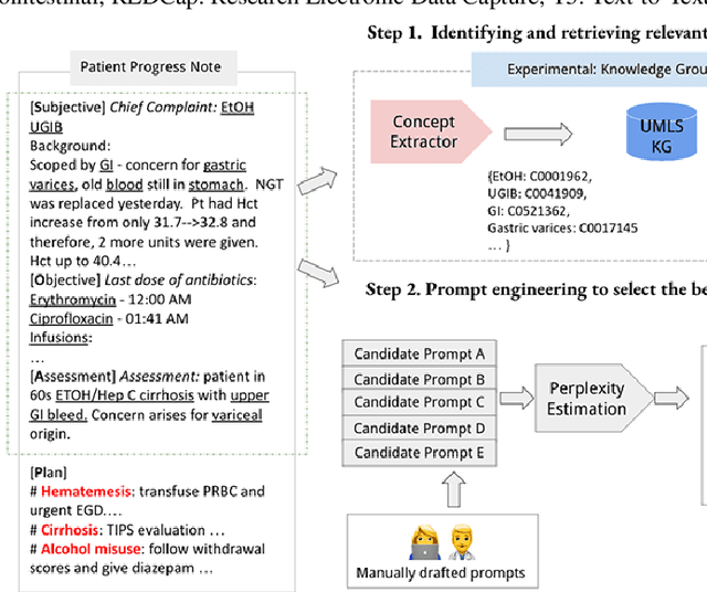 Figure 1 for Leveraging A Medical Knowledge Graph into Large Language Models for Diagnosis Prediction