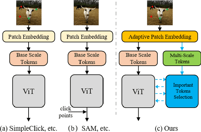 Figure 1 for MST: Adaptive Multi-Scale Tokens Guided Interactive Segmentation