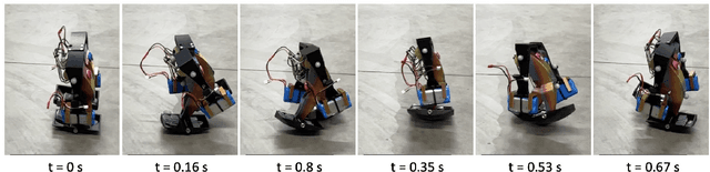 Figure 4 for The Simplest Walking Robot: A bipedal robot with one actuator and two rigid bodies