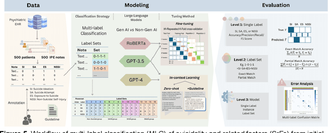 Figure 4 for Multi-Label Classification with Generative AI Models in Healthcare: A Case Study of Suicidality and Risk Factors