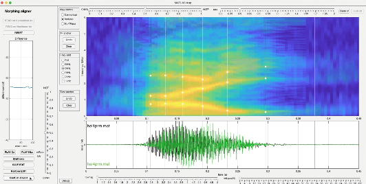 Figure 1 for Interactive tools for making temporally variable, multiple-attributes, and multiple-instances morphing accessible: Flexible manipulation of divergent speech instances for explorational research and education