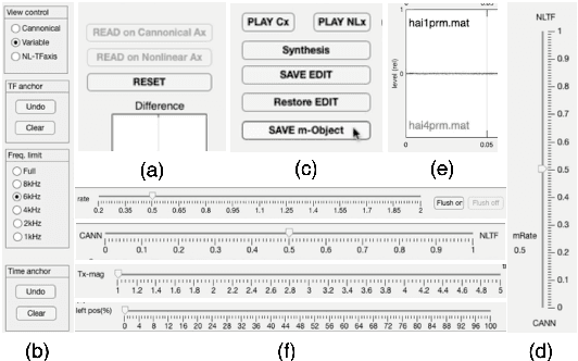 Figure 3 for Interactive tools for making temporally variable, multiple-attributes, and multiple-instances morphing accessible: Flexible manipulation of divergent speech instances for explorational research and education