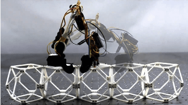 Figure 1 for Moving Matter: Efficient Reconfiguration of Tile Arrangements by a Single Active Robot