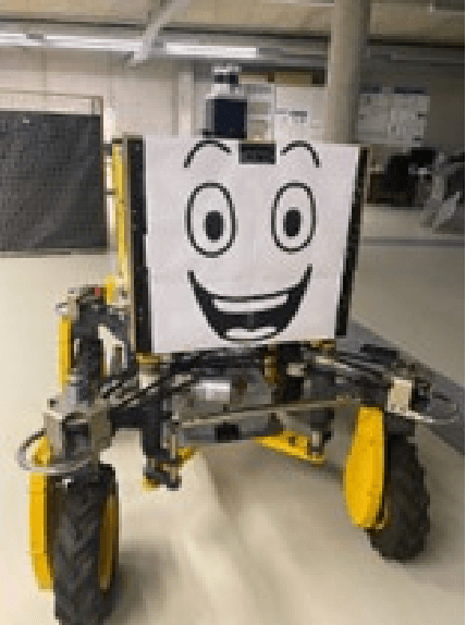 Figure 1 for Facial Features Integration in Last Mile Delivery Robots