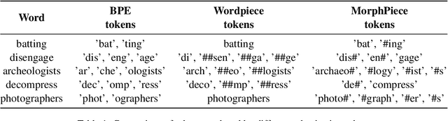 Figure 2 for MorphPiece : Moving away from Statistical Language Representation