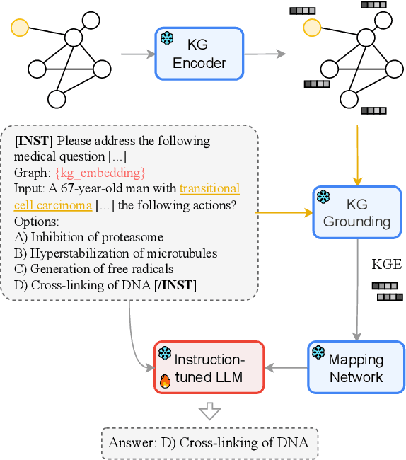 Figure 1 for MEG: Medical Knowledge-Augmented Large Language Models for Question Answering