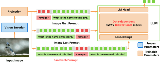 Figure 3 for VisualRWKV: Exploring Recurrent Neural Networks for Visual Language Models