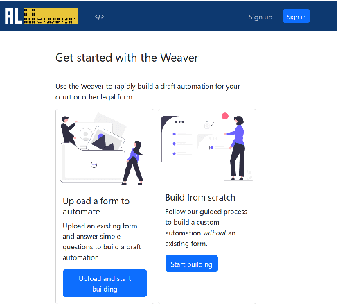 Figure 1 for Weaving Pathways for Justice with GPT: LLM-driven automated drafting of interactive legal applications