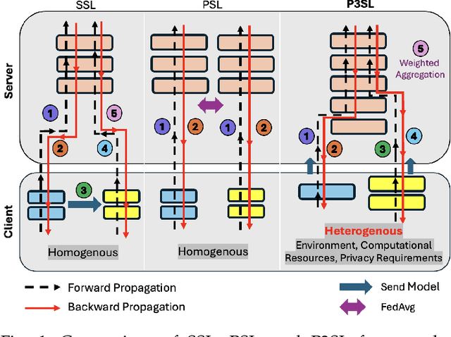 Figure 1 for P3SL: Personalized Privacy-Preserving Split Learning on Heterogeneous Edge Devices