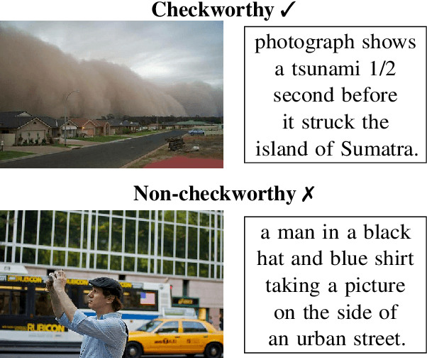 Figure 1 for HintsOfTruth: A Multimodal Checkworthiness Detection Dataset with Real and Synthetic Claims