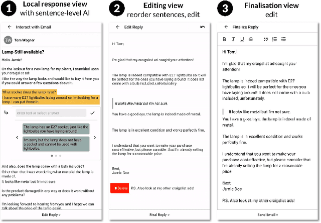Figure 4 for Content-Driven Local Response: Supporting Sentence-Level and Message-Level Mobile Email Replies With and Without AI