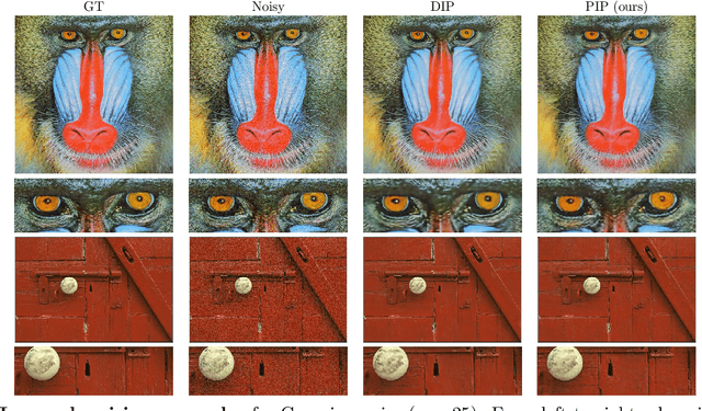 Figure 4 for PIP: Positional-encoding Image Prior