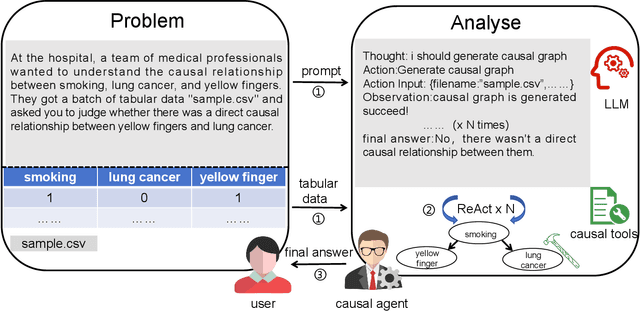 Figure 1 for Causal Agent based on Large Language Model