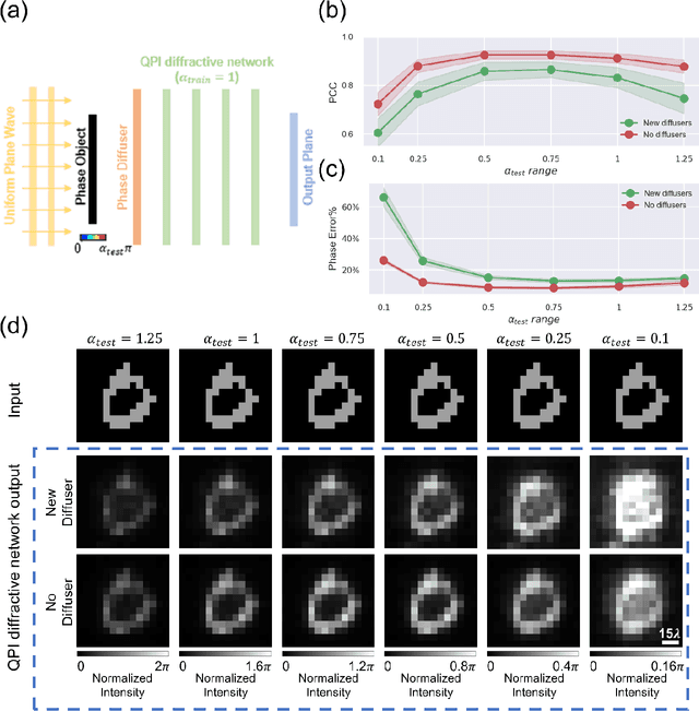 Figure 4 for Quantitative phase imaging (QPI) through random diffusers using a diffractive optical network