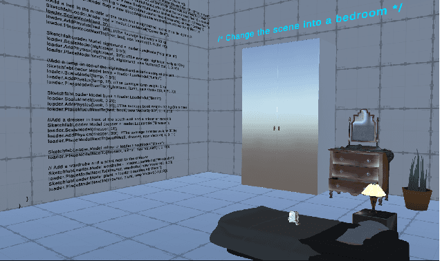 Figure 4 for Steps towards prompt-based creation of virtual worlds