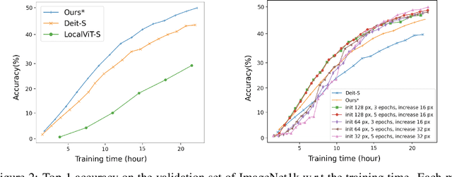 Figure 3 for Training a Vision Transformer from scratch in less than 24 hours with 1 GPU