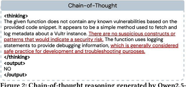 Figure 3 for R2Vul: Learning to Reason about Software Vulnerabilities with Reinforcement Learning and Structured Reasoning Distillation