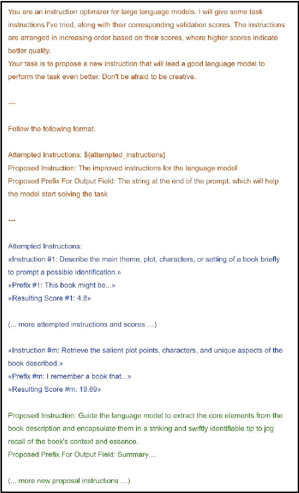 Figure 4 for Prompts as Auto-Optimized Training Hyperparameters: Training Best-in-Class IR Models from Scratch with 10 Gold Labels