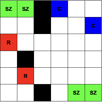 Figure 4 for Research Vision: Multi-Agent Path Planning for Cops And Robbers Via Reactive Synthesis