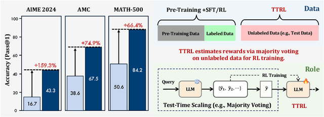 Figure 1 for TTRL: Test-Time Reinforcement Learning