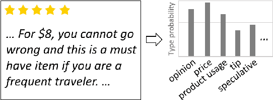 Figure 1 for Information Types in Product Reviews