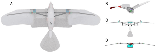 Figure 2 for Rolling control and dynamics model of two section articulated-wing ornithopter
