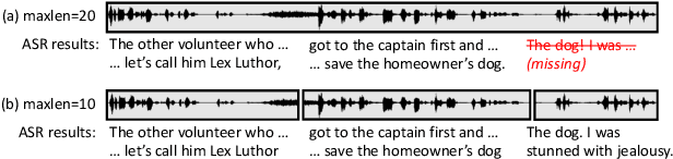 Figure 3 for Lightweight Audio Segmentation for Long-form Speech Translation