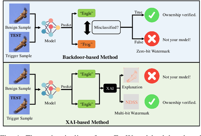 Figure 1 for Explanation as a Watermark: Towards Harmless and Multi-bit Model Ownership Verification via Watermarking Feature Attribution