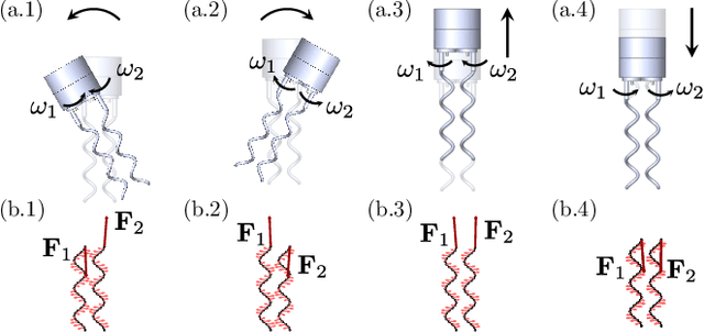 Figure 4 for Modeling, Characterization, and Control of Bacteria-inspired Bi-flagellated Mechanism with Tumbling