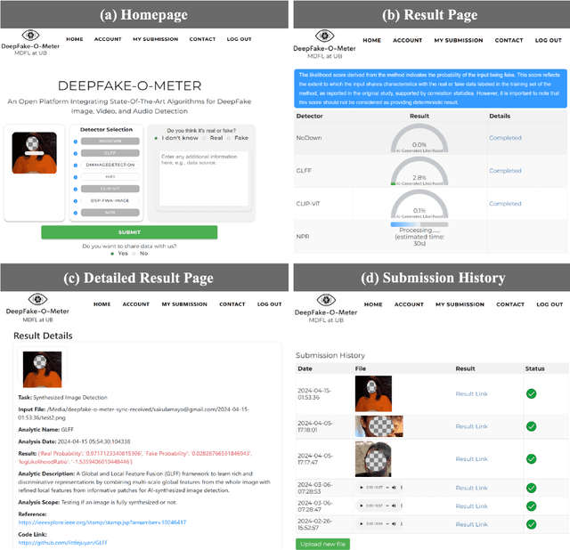 Figure 1 for DeepFake-O-Meter v2.0: An Open Platform for DeepFake Detection