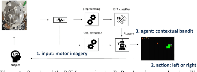 Figure 1 for Error-related Potential driven Reinforcement Learning for adaptive Brain-Computer Interfaces