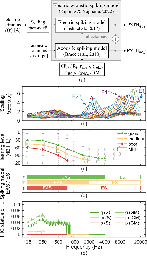 Figure 2 for A Computational Model of the Electrically or Acoustically Evoked Compound Action Potential in Cochlear Implant Users with Residual Hearing