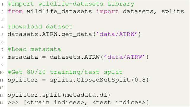 Figure 3 for WildlifeDatasets: An open-source toolkit for animal re-identification