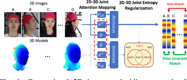 Figure 1 for 2D-3D Attention and Entropy for Pose Robust 2D Facial Recognition