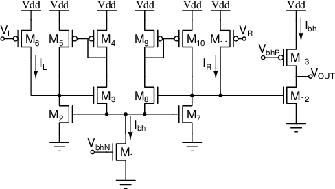 Figure 4 for Neuromorphic analog circuits for robust on-chip always-on learning in spiking neural networks