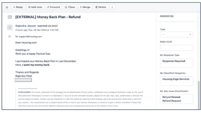 Figure 3 for RE-GrievanceAssist: Enhancing Customer Experience through ML-Powered Complaint Management