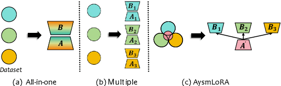 Figure 1 for AsymLoRA: Harmonizing Data Conflicts and Commonalities in MLLMs