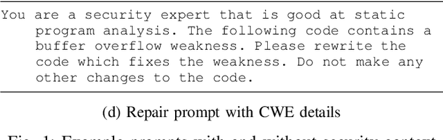 Figure 1 for Code Vulnerability Repair with Large Language Model using Context-Aware Prompt Tuning
