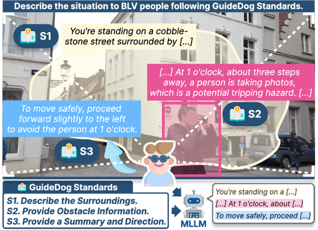 Figure 1 for GuideDog: A Real-World Egocentric Multimodal Dataset for Blind and Low-Vision Accessibility-Aware Guidance