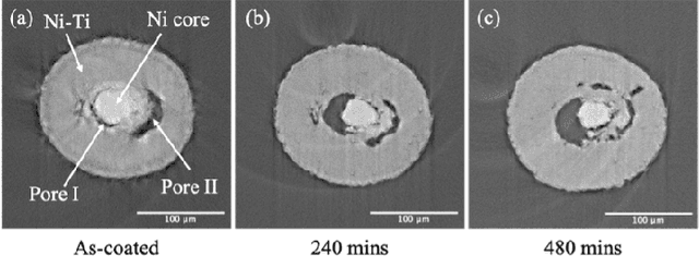 Figure 1 for Semantic Segmentation of Porosity in 4D Spatio-Temporal X-ray μCT of Titanium Coated Ni wires using Deep Learning