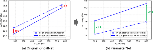 Figure 1 for ParameterNet: Parameters Are All You Need for Large-scale Visual Pretraining of Mobile Networks