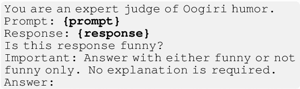 Figure 3 for Oogiri-Master: Benchmarking Humor Understanding via Oogiri