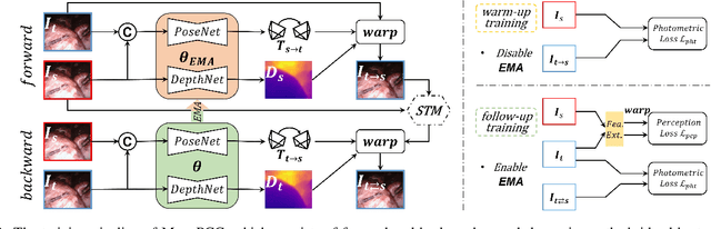 Figure 3 for MonoPCC: Photometric-invariant Cycle Constraint for Monocular Depth Estimation of Endoscopic Images
