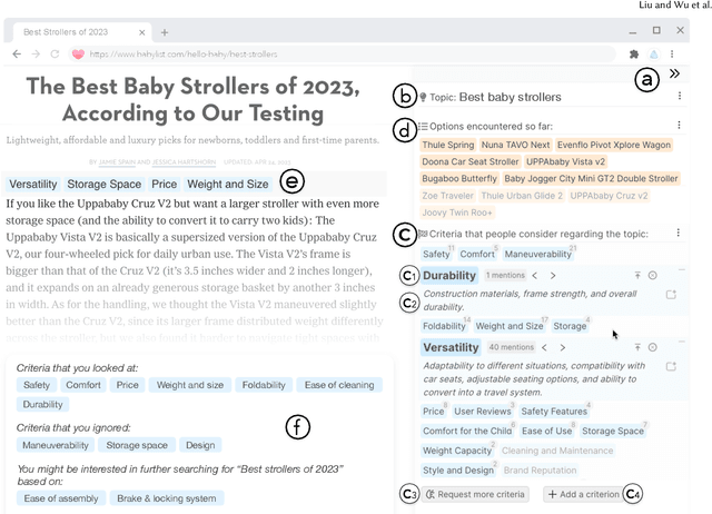 Figure 1 for Selenite: Scaffolding Decision Making with Comprehensive Overviews Elicited from Large Language Models