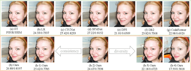 Figure 1 for Diffusion Prior Interpolation for Flexibility Real-World Face Super-Resolution