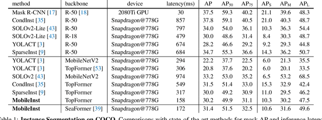 Figure 2 for MobileInst: Video Instance Segmentation on the Mobile