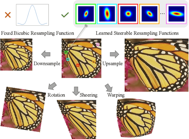 Figure 1 for LeRF: Learning Resampling Function for Adaptive and Efficient Image Interpolation