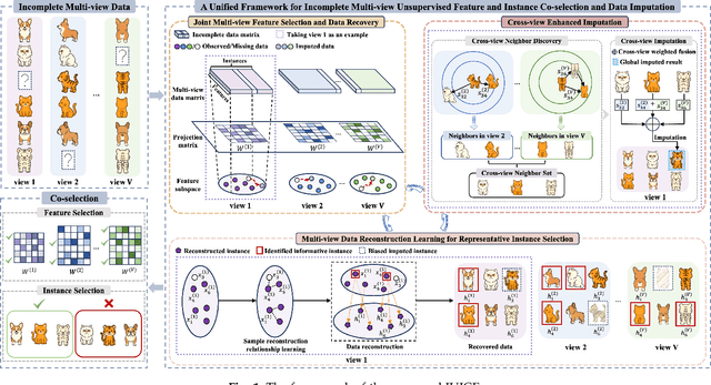 Figure 1 for Joint Learning of Unsupervised Multi-view Feature and Instance Co-selection with Cross-view Imputation